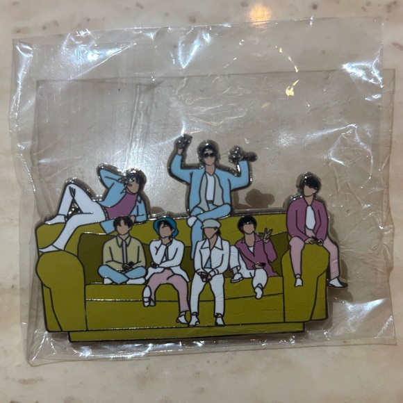 BTS Accessories - NWT BTS Enamel Pin.